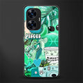 pisces aesthetic collage back phone cover | glass case for realme c55