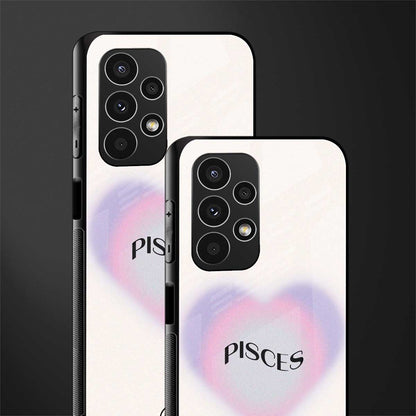 pisces minimalistic back phone cover | glass case for samsung galaxy a13 4g
