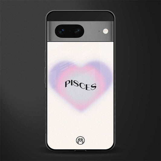 pisces minimalistic back phone cover | glass case for google pixel 7