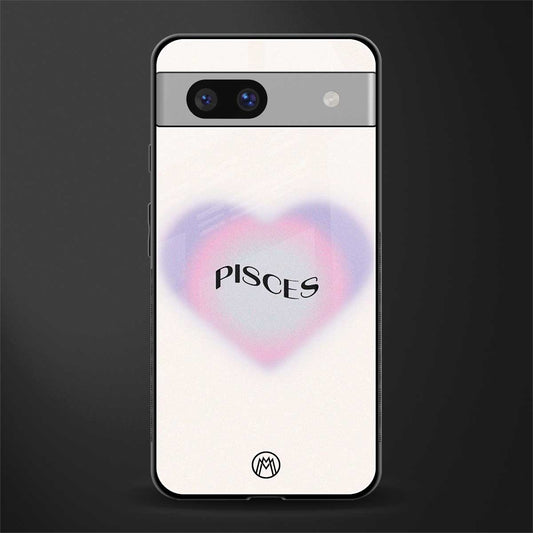 pisces minimalistic back phone cover | glass case for Google Pixel 7A