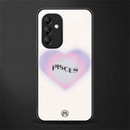 pisces minimalistic back phone cover | glass case for samsung galaxy a14 5g