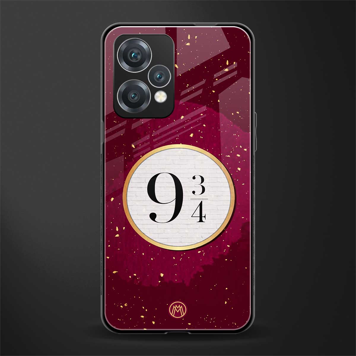 platform nine and three-quarters back phone cover | glass case for realme 9 pro 5g