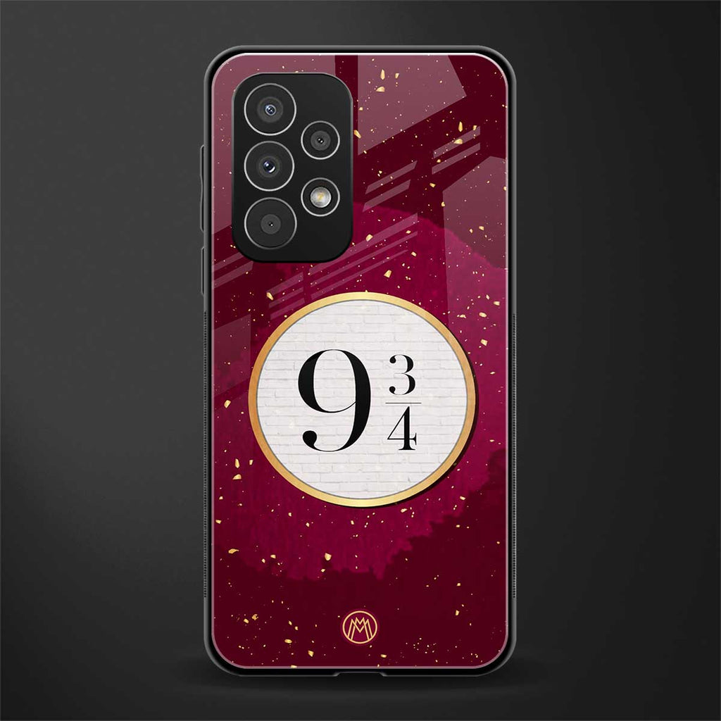 platform nine and three-quarters back phone cover | glass case for samsung galaxy a53 5g