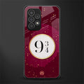 platform nine and three-quarters back phone cover | glass case for samsung galaxy a53 5g