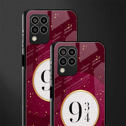 platform nine and three-quarters back phone cover | glass case for samsung galaxy m33 5g