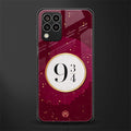 platform nine and three-quarters back phone cover | glass case for samsung galaxy m33 5g