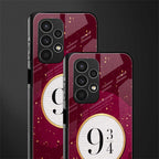 platform nine and three-quarters back phone cover | glass case for samsung galaxy a13 4g