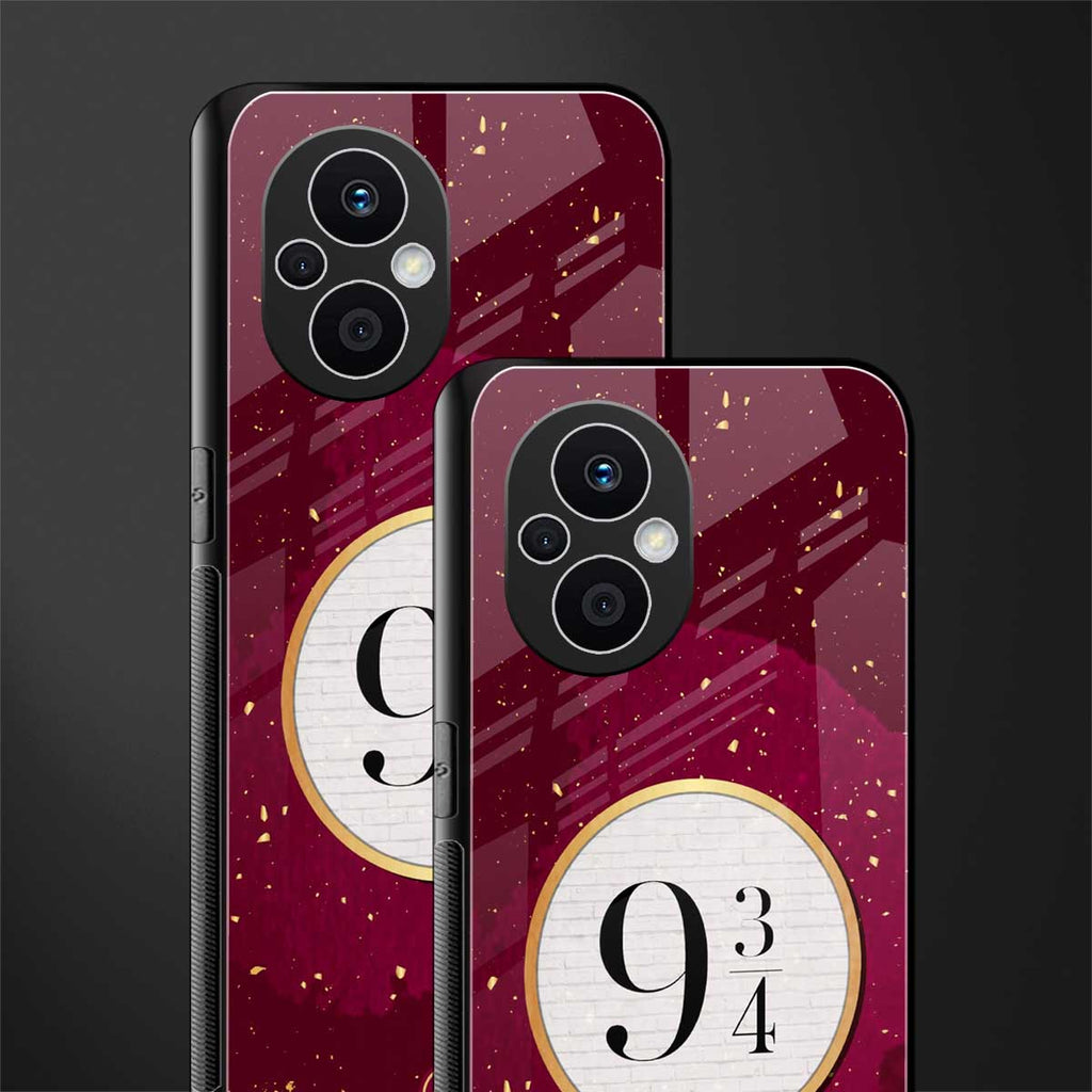 platform nine and three-quarters back phone cover | glass case for oppo f21 pro 5g