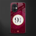 platform nine and three-quarters back phone cover | glass case for oppo f21 pro 5g