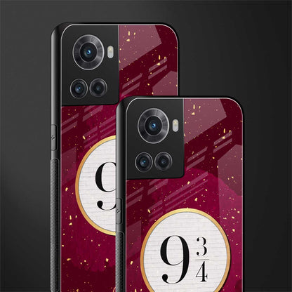 platform nine and three-quarters back phone cover | glass case for oneplus 10r 5g