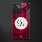 platform nine and three-quarters back phone cover | glass case for oneplus 10r 5g
