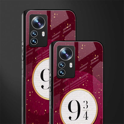 platform nine and three-quarters back phone cover | glass case for xiaomi 12 pro