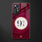 platform nine and three-quarters back phone cover | glass case for xiaomi 12 pro