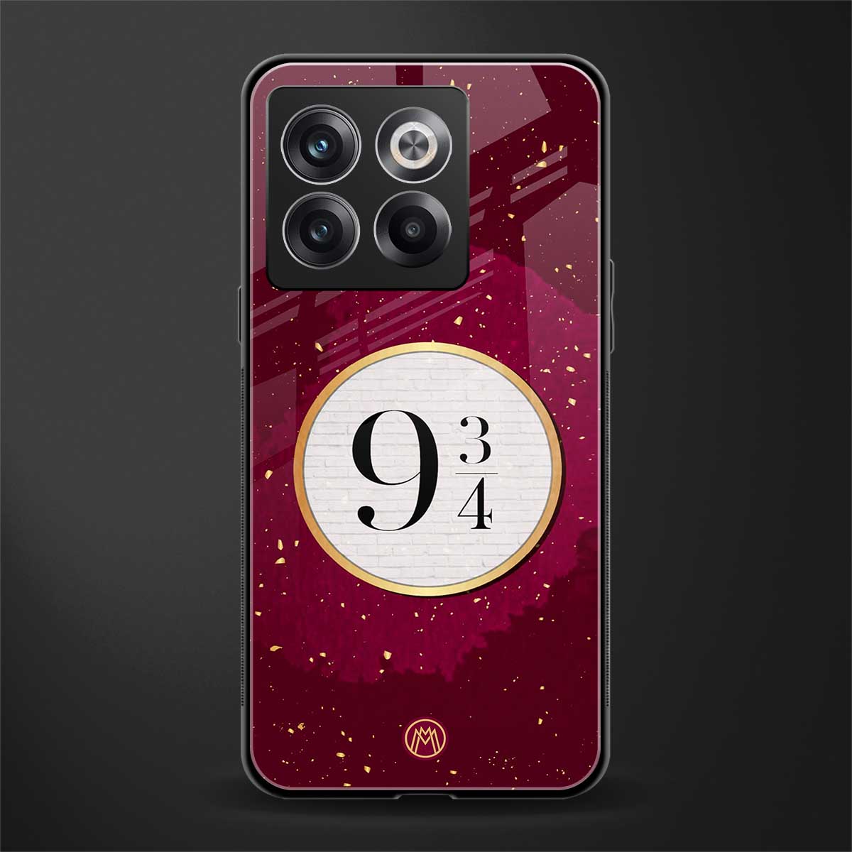 platform nine and three-quarters back phone cover | glass case for oneplus 10t