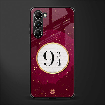 platform nine and three-quarters glass case for phone case | glass case for samsung galaxy s23 plus