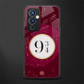 platform nine and three-quarters back phone cover | glass case for oneplus 9