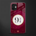 platform nine and three-quarters back phone cover | glass case for samsung galaxy a04