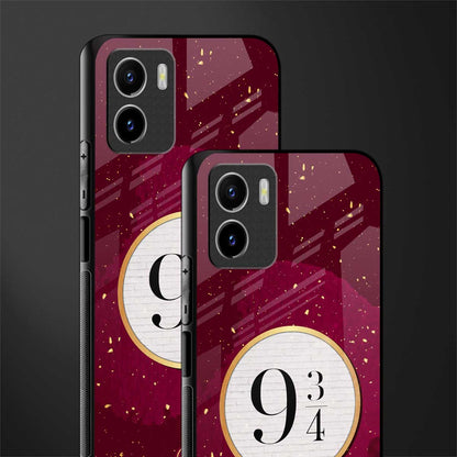 platform nine and three-quarters back phone cover | glass case for vivo y72