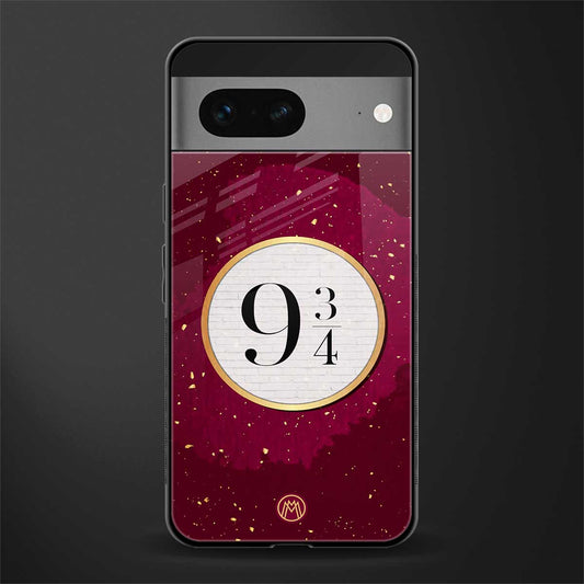 platform nine and three-quarters back phone cover | glass case for google pixel 7