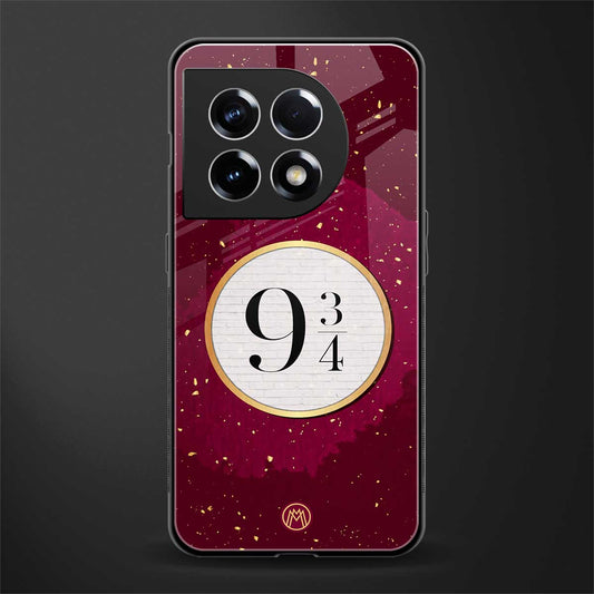 platform nine and three-quarters back phone cover | glass case for oneplus 11