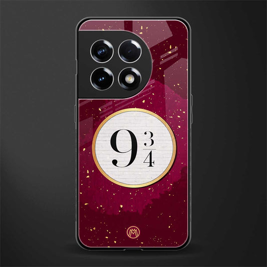 platform nine and three-quarters back phone cover | glass case for oneplus 11r
