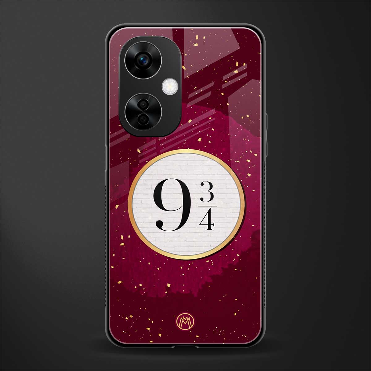 platform nine and three-quarters back phone cover | glass case for oneplus nord ce 3 lite