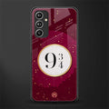 platform nine and three-quarters back phone cover | glass case for samsung galaxy a54 5g