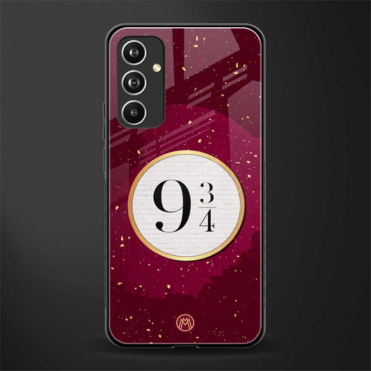 platform nine and three-quarters back phone cover | glass case for samsung galaxy a54 5g