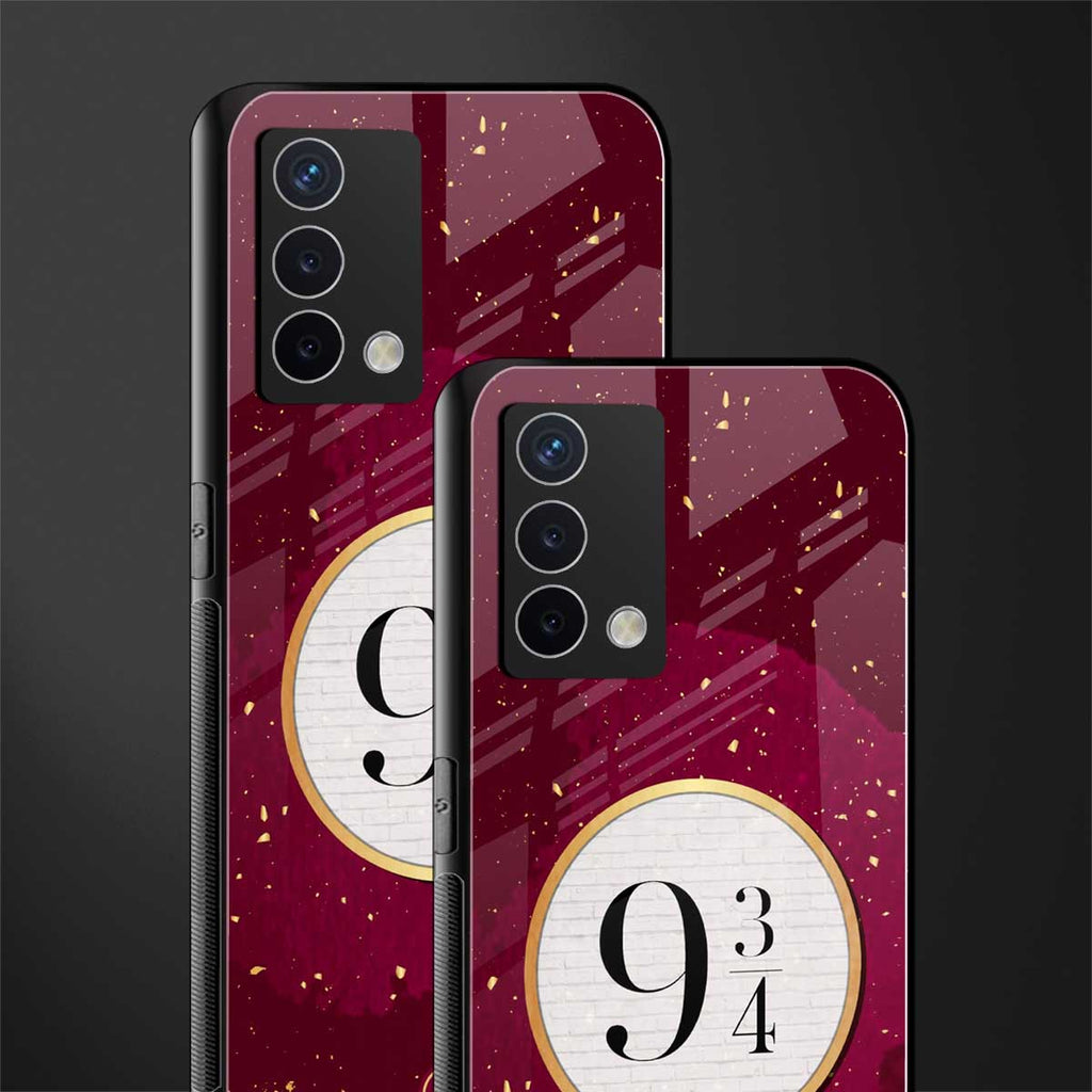 platform nine and three-quarters back phone cover | glass case for oppo a74 4g
