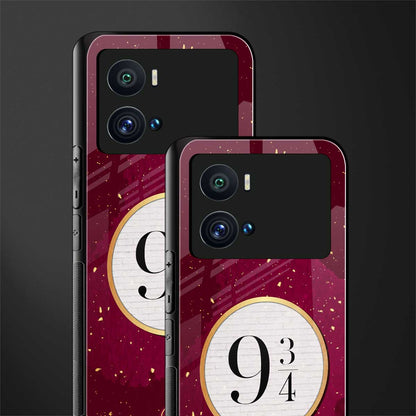 platform nine and three-quarters back phone cover | glass case for iQOO 9 Pro