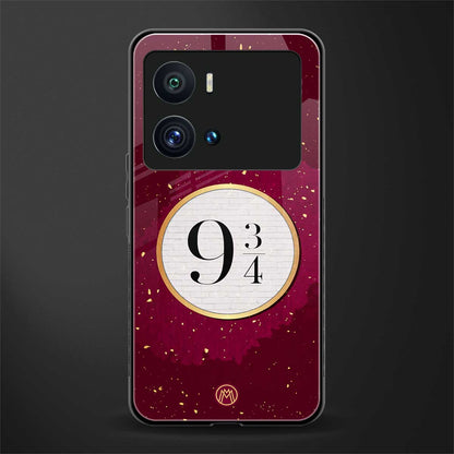 platform nine and three-quarters back phone cover | glass case for iQOO 9 Pro