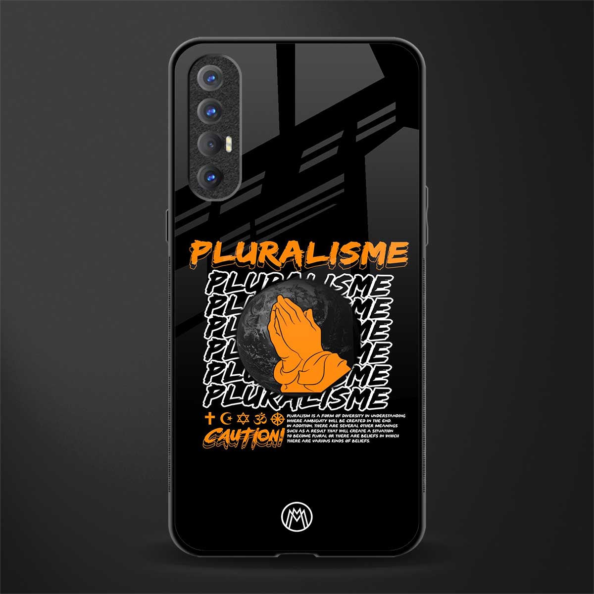 pluralisme glass case for oppo reno 3 pro image