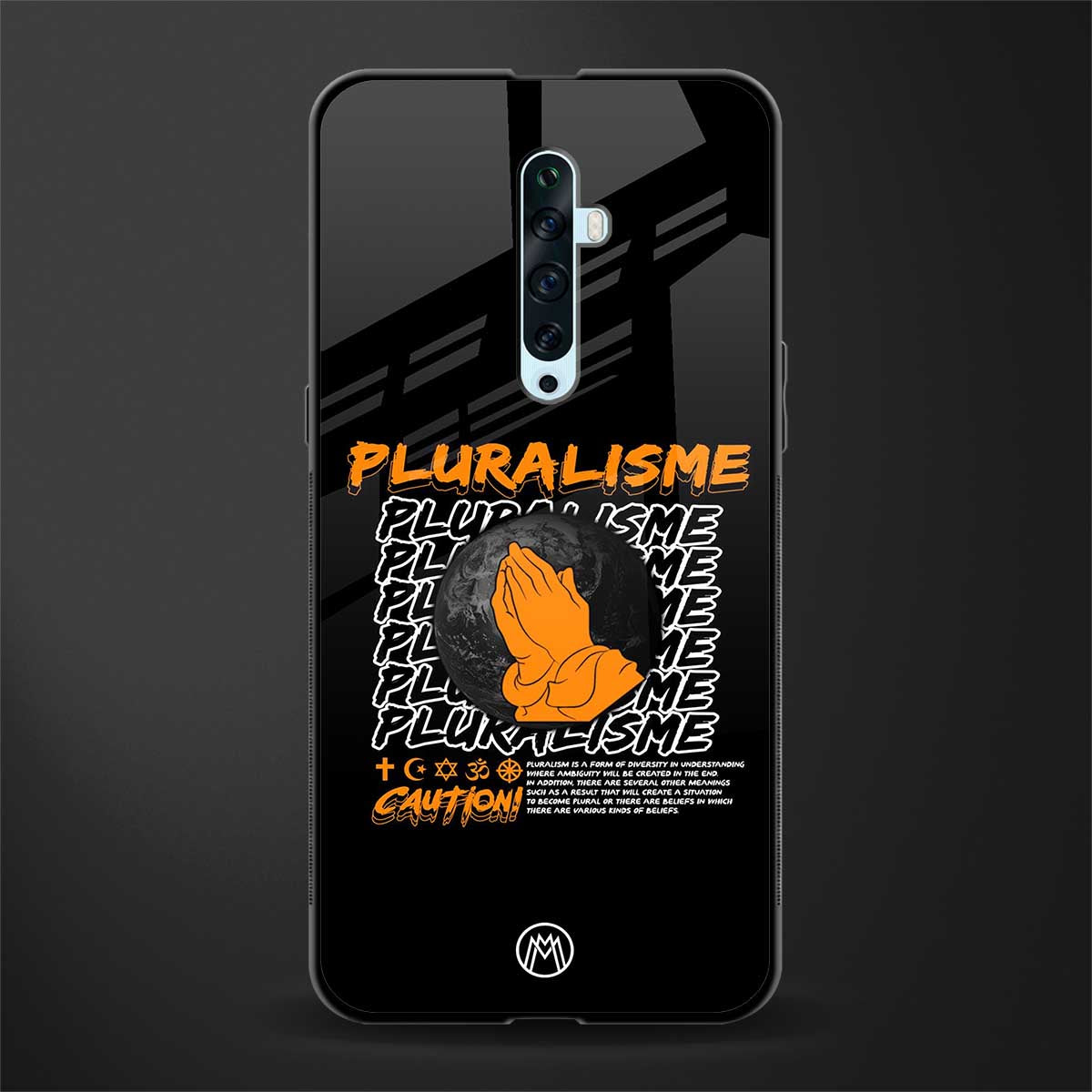 pluralisme glass case for oppo reno 2f image