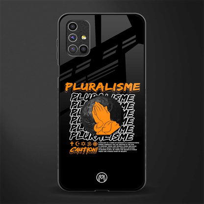 pluralisme glass case for samsung galaxy m51 image