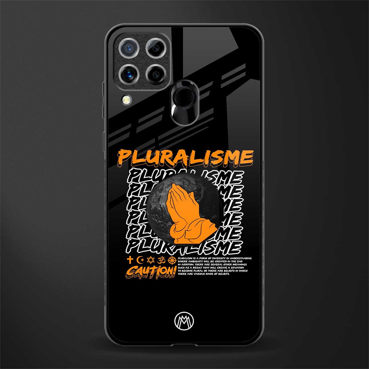 pluralisme glass case for realme c15 image