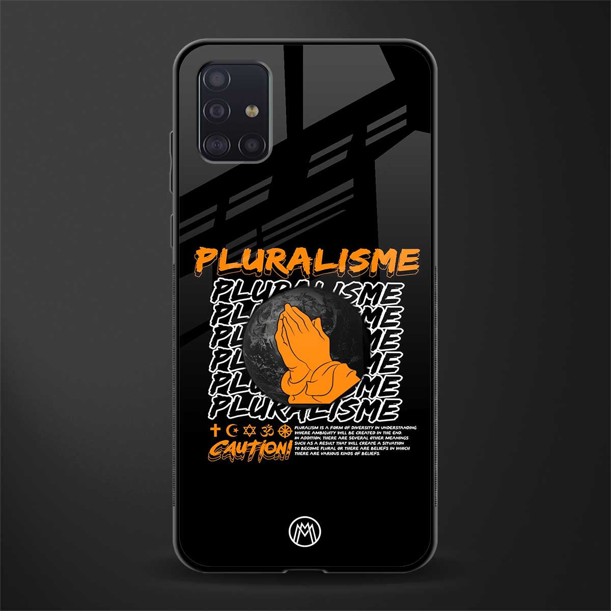 pluralisme glass case for samsung galaxy a71 image