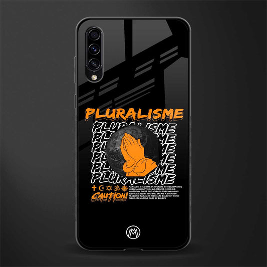 pluralisme glass case for samsung galaxy a70 image