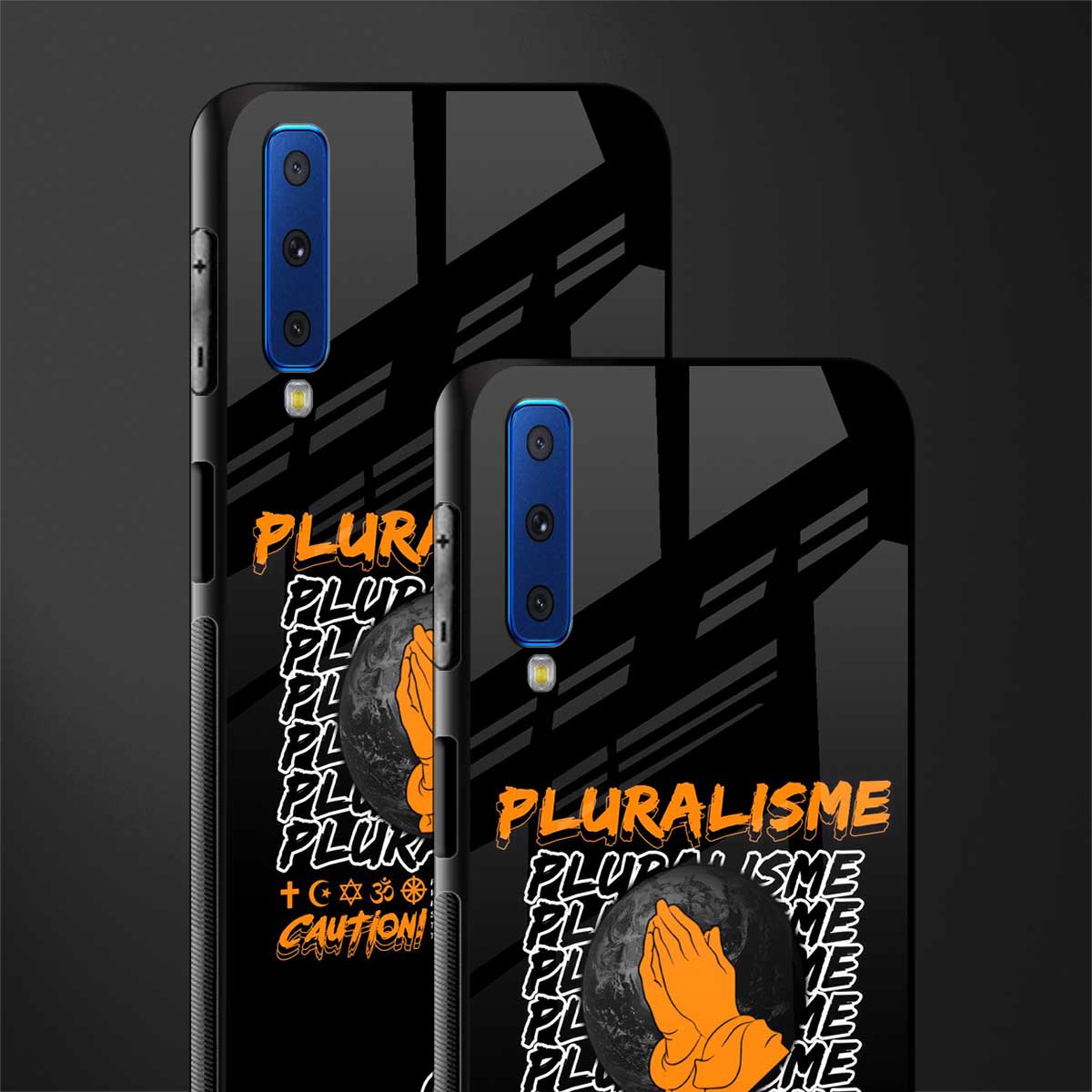 pluralisme glass case for samsung galaxy a7 2018 image-2