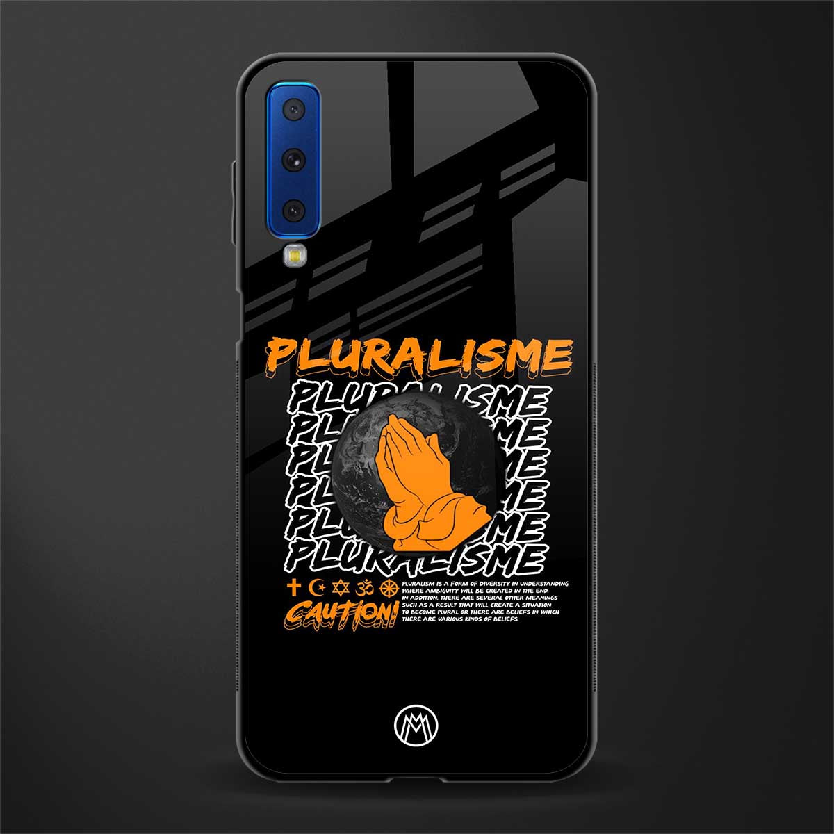 pluralisme glass case for samsung galaxy a7 2018 image
