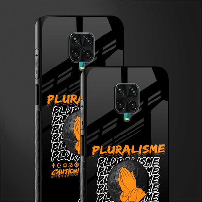 pluralisme glass case for redmi note 9 pro max image-2