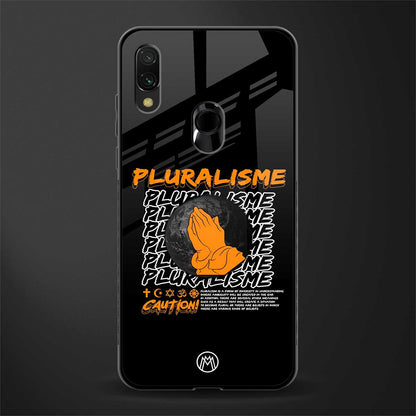 pluralisme glass case for redmi note 7 pro image