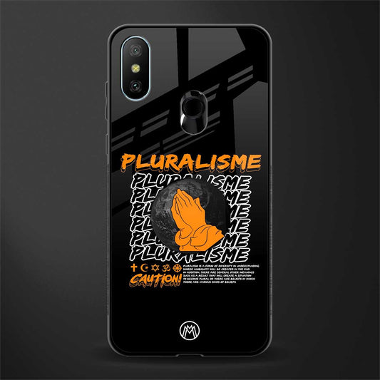 pluralisme glass case for redmi 6 pro image