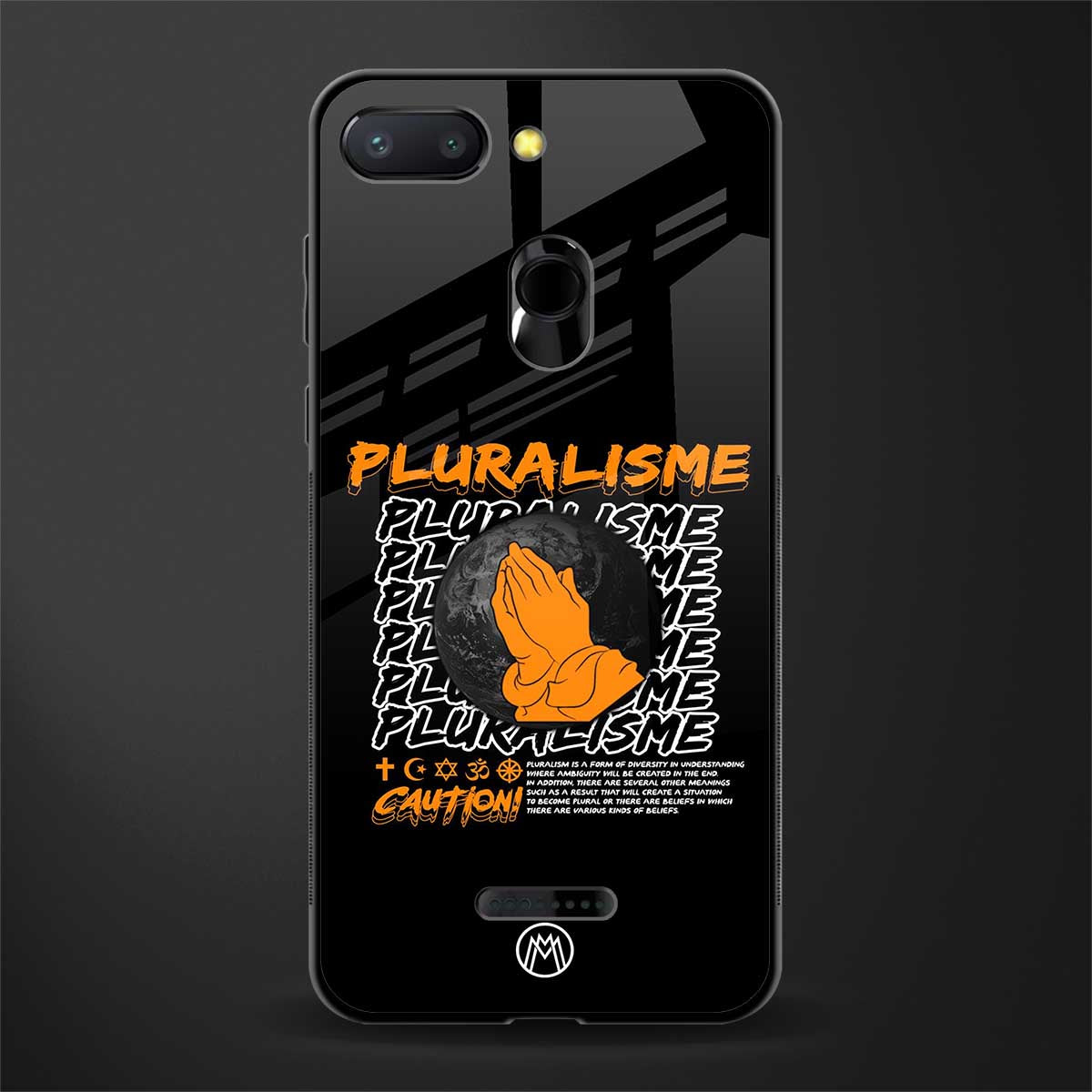 pluralisme glass case for redmi 6 image