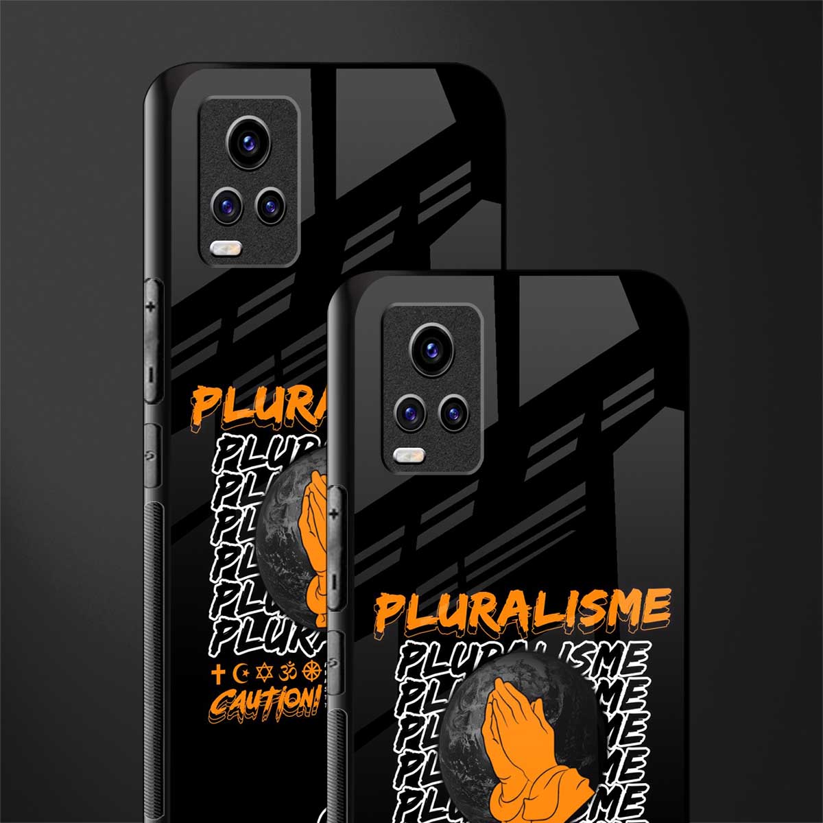 pluralisme back phone cover | glass case for vivo y73