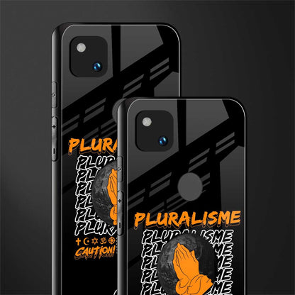 pluralisme back phone cover | glass case for google pixel 4a 4g