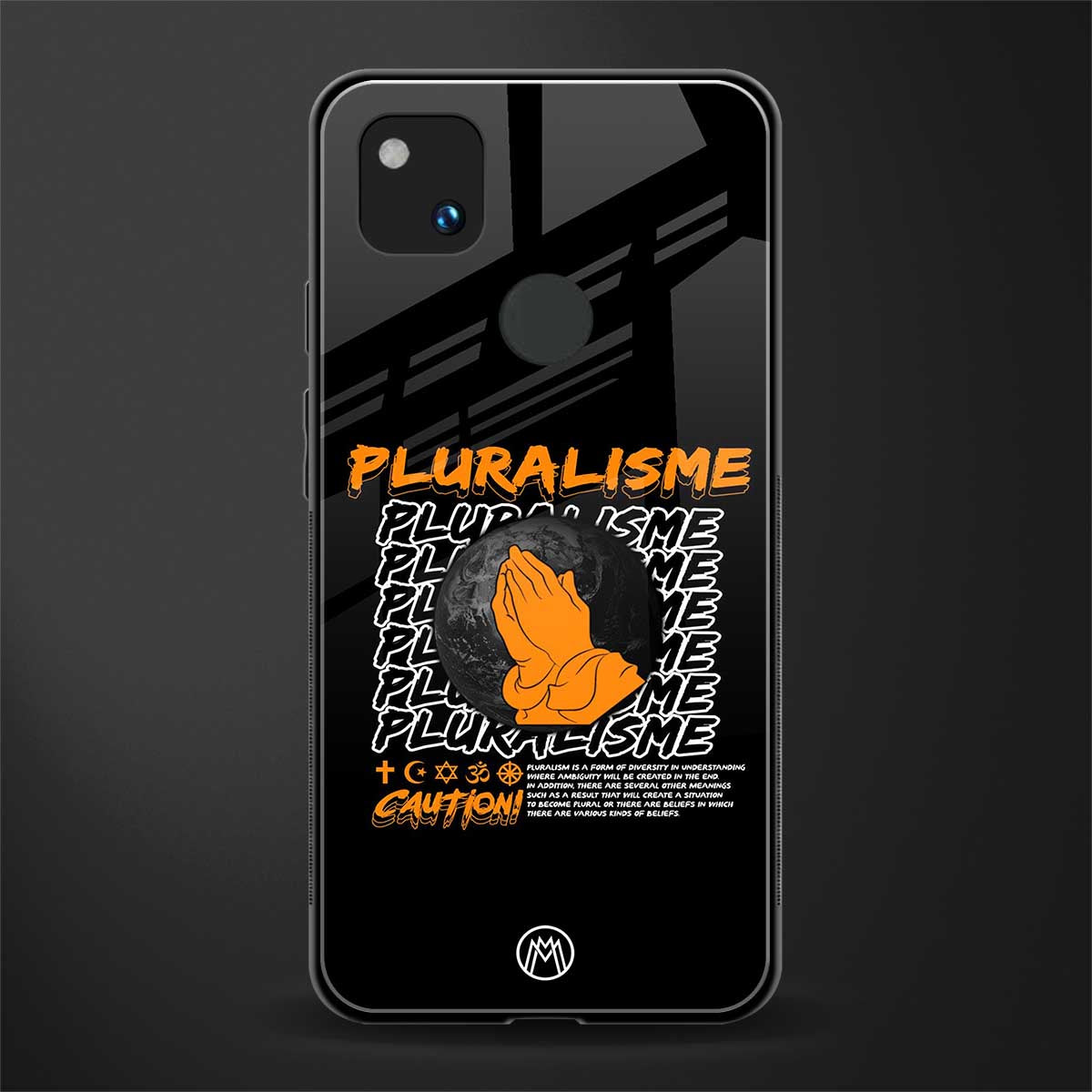 pluralisme back phone cover | glass case for google pixel 4a 4g