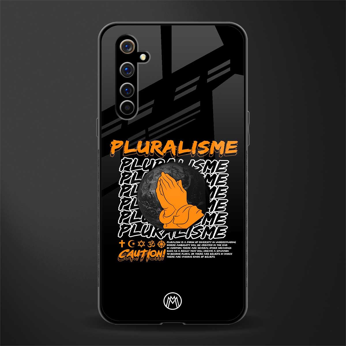 pluralisme glass case for realme x50 pro image