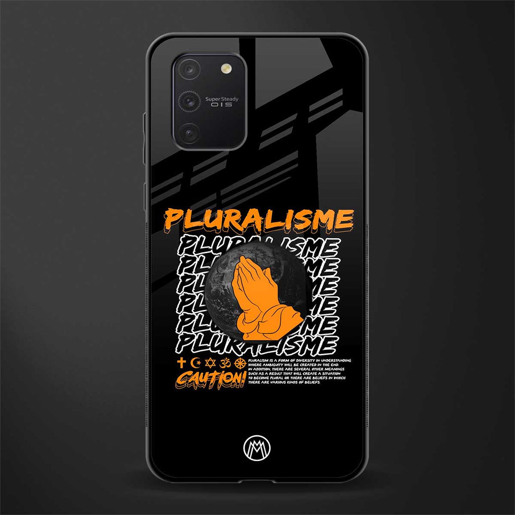 pluralisme glass case for samsung galaxy a91 image