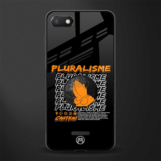 pluralisme glass case for redmi 6a image