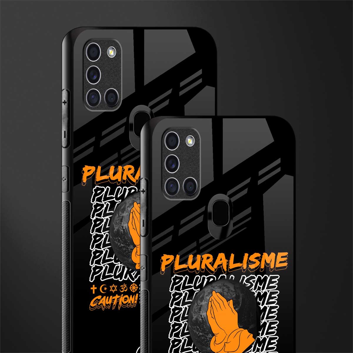 pluralisme glass case for samsung galaxy a21s image-2